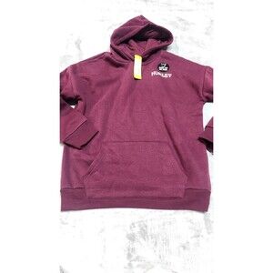Hurley Boys XL Red Drop Shoulder Graphic Hoodie Pullover Sweatshirt NWT